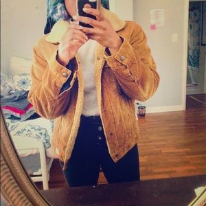 Abercrombie Sherpa Corduroy Jacket